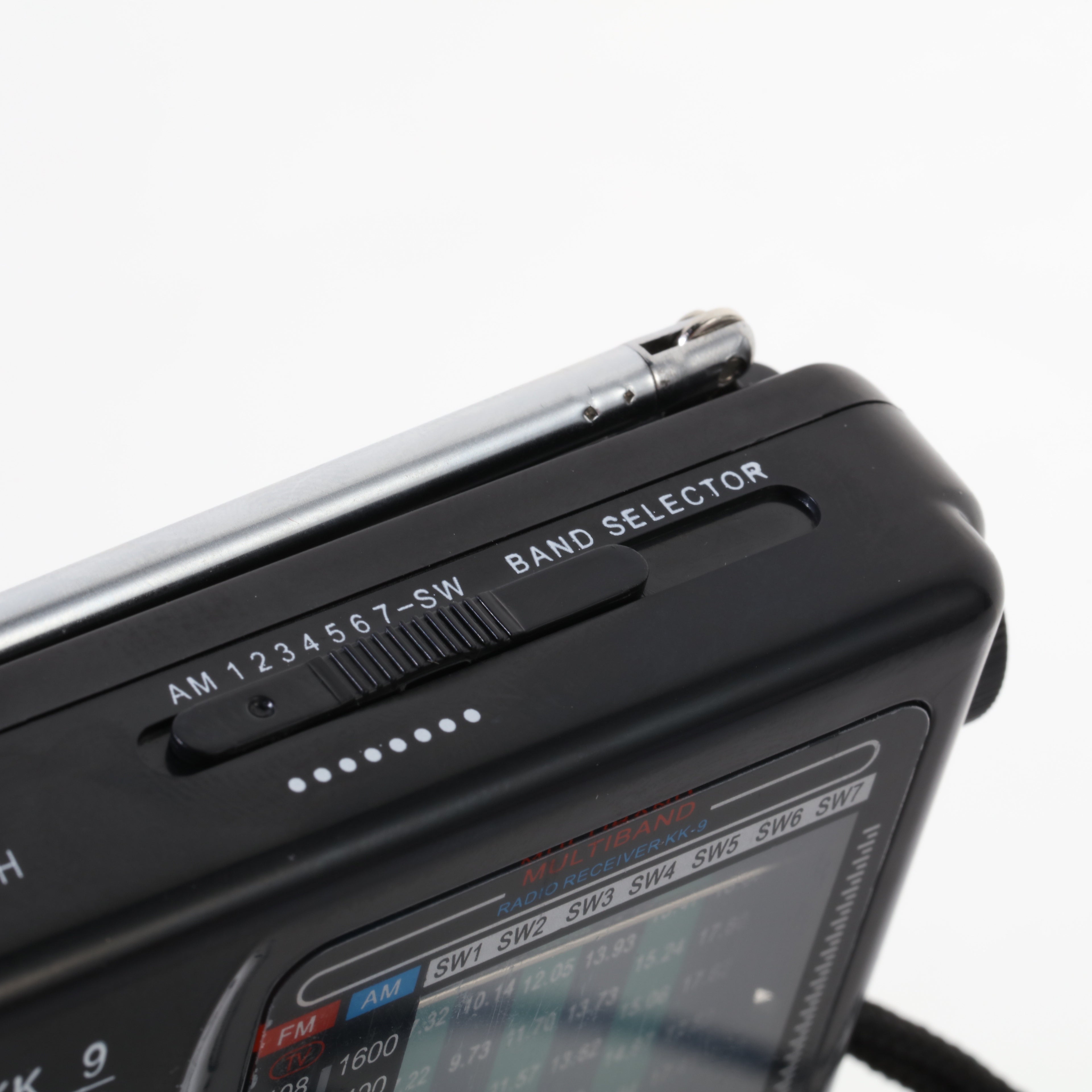 Portable Radio AM FM SW1-7, Transistor Radio with Loud Speaker, Headphone Jack, 2AA Battery Operated Radio, Pocket Radio for Indoor, Outdoor and Emergency Use KK-9