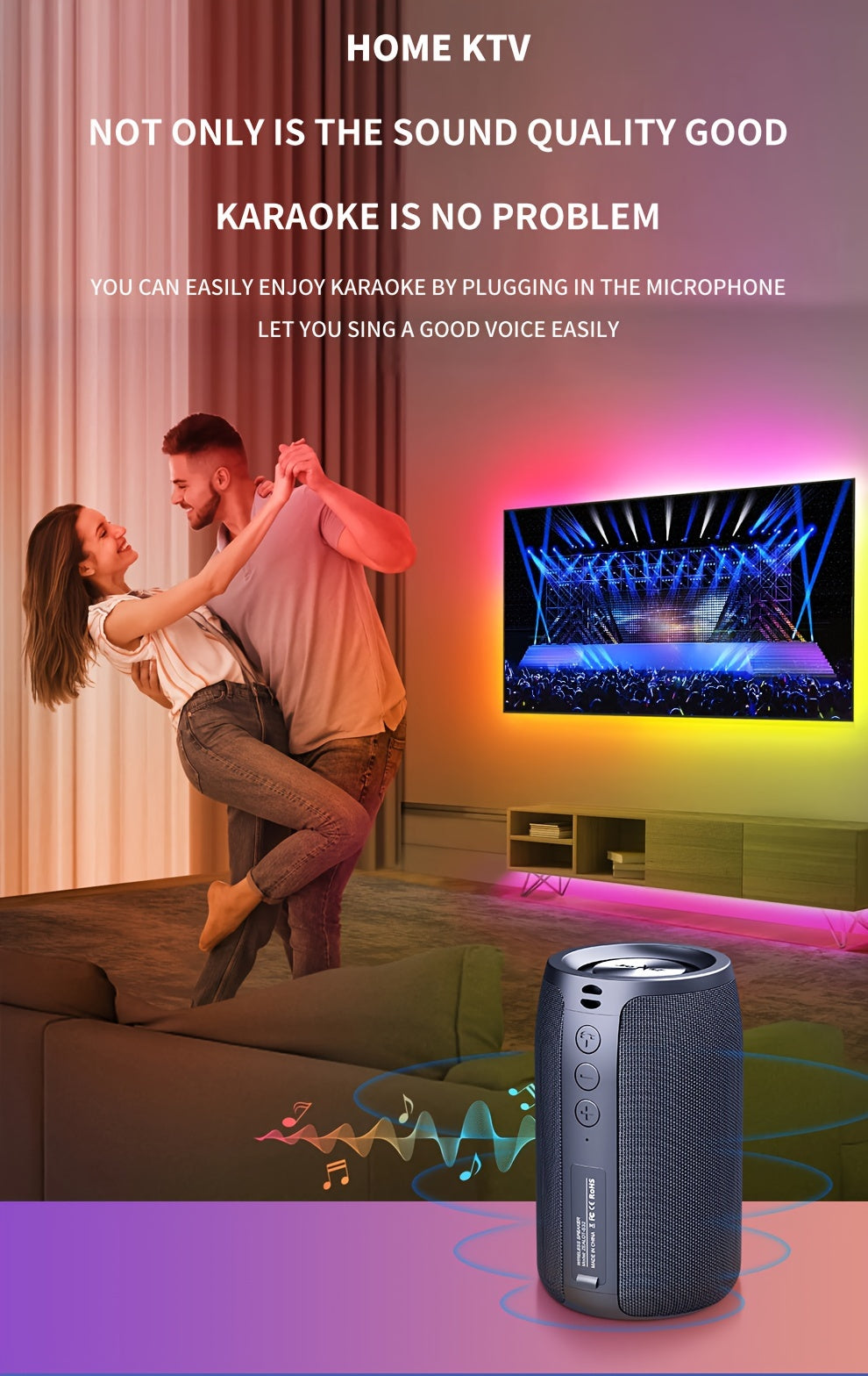 ZEALOT S32 5W Wireless Speakers, Outdoor Portable Subwoofer Speaker, Wireless Speaker, Dual Pairing, 1800mAh Battery, 8 Hours Playtime Loud Stereo, Booming Bass. Charging Cable TF USB Plug-in Card Compatible