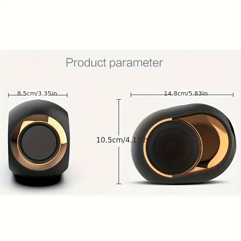 TWS X6 Wireless Speaker: Portable Outdoor Amplifier with Intelligent Noise Reduction, FM Radio, TF U Disk & More - Perfect Gift for Men & Women!