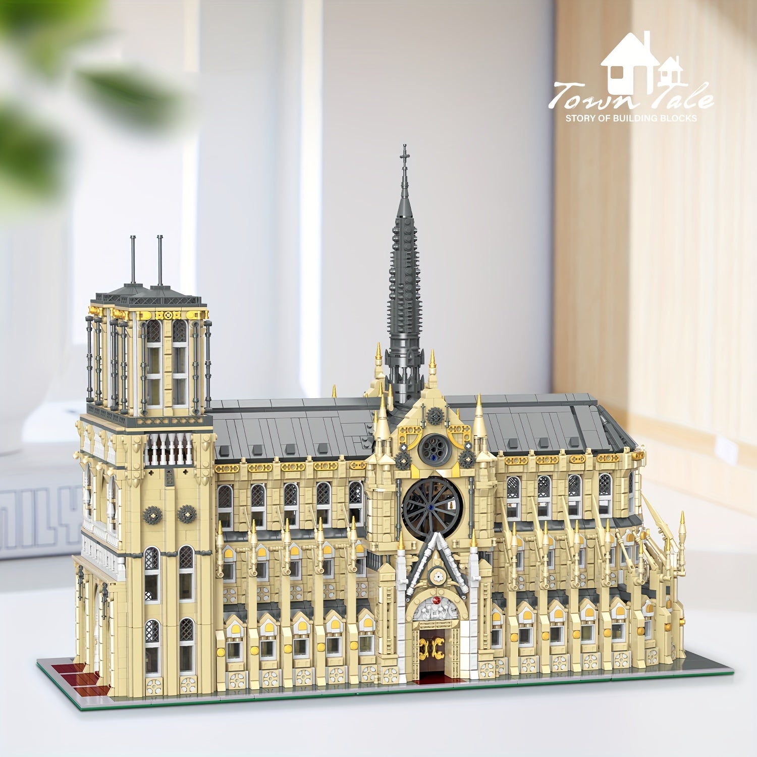 8225PCS Gothic Cathedral Building Blocks Set: Adult Toy, Creative Home Decor, Suitable for Ages 14+, ABS Material