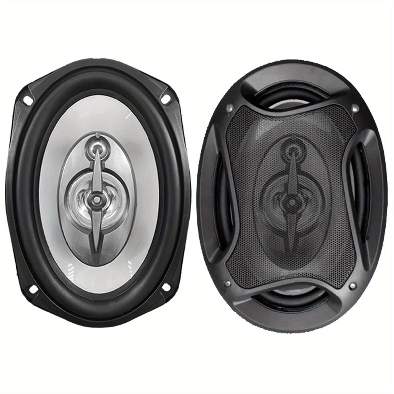 [2Pcs] 6×9 Inch Coaxial Speaker, 5-Way Speaker, 1000W Max Power, mid-tweeter, Car Door Horn Subwoofer Speaker, Dust Cover And Audio Cable Included