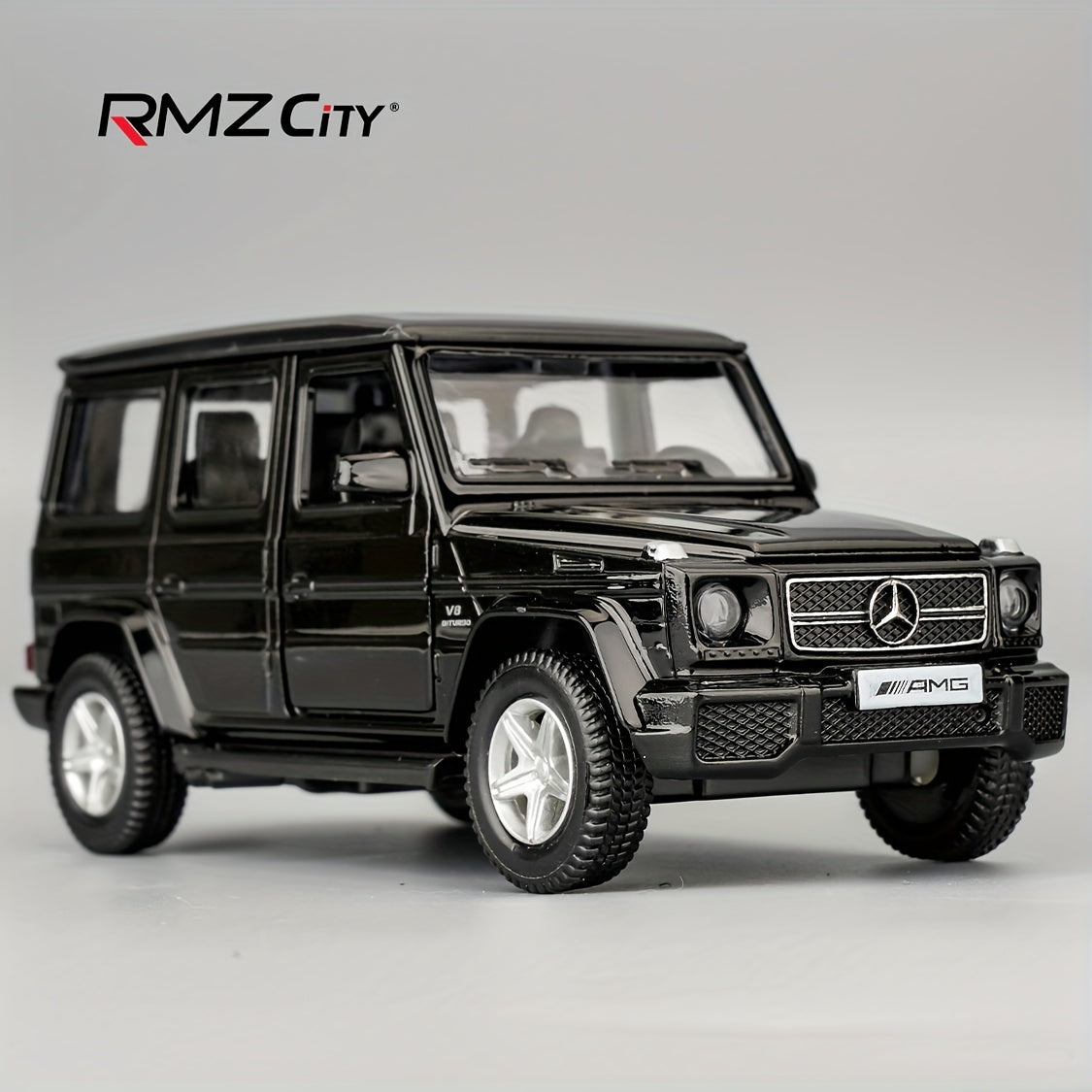 RMZCITY 1:36 Benz G63 Toy Car, Diecast Zinc Alloy Pull Back Model Car Doors Open, Collection Kids Toy For Aged 3 And Up, Gift