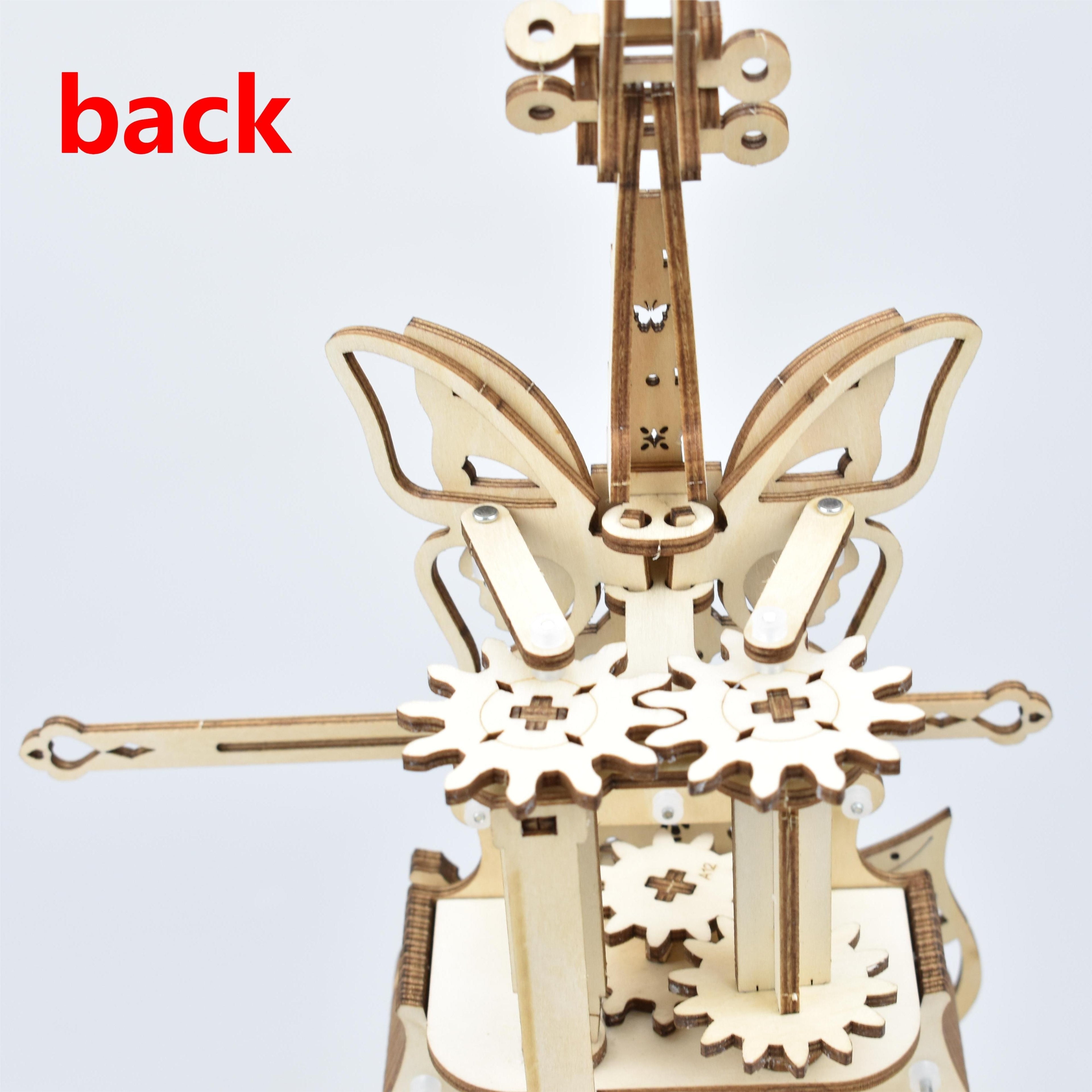 Cello Music Box Wooden Assembly Model 3d Three-dimensional Puzzle Diy Adult Toy Girls Gift