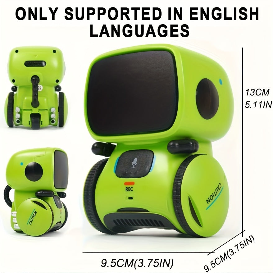 [Smart Robot] Smart Voice Interactive Robot | Halloween Dialogue Touch Mini Robot Recording Voice Changing Children's Toy Christmas