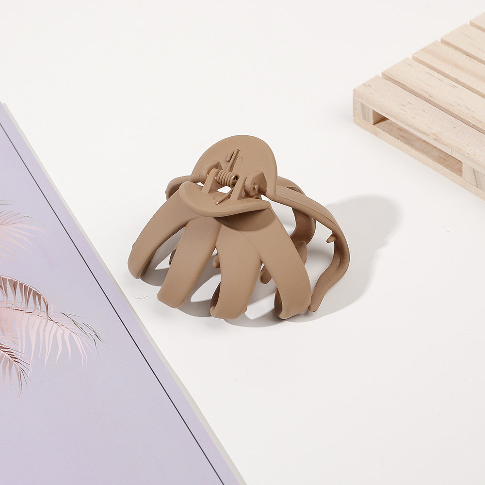 مشبك شعر على شكل أخطبوط مصقول من 9 قطع/4 قطع/قطعة واحدة