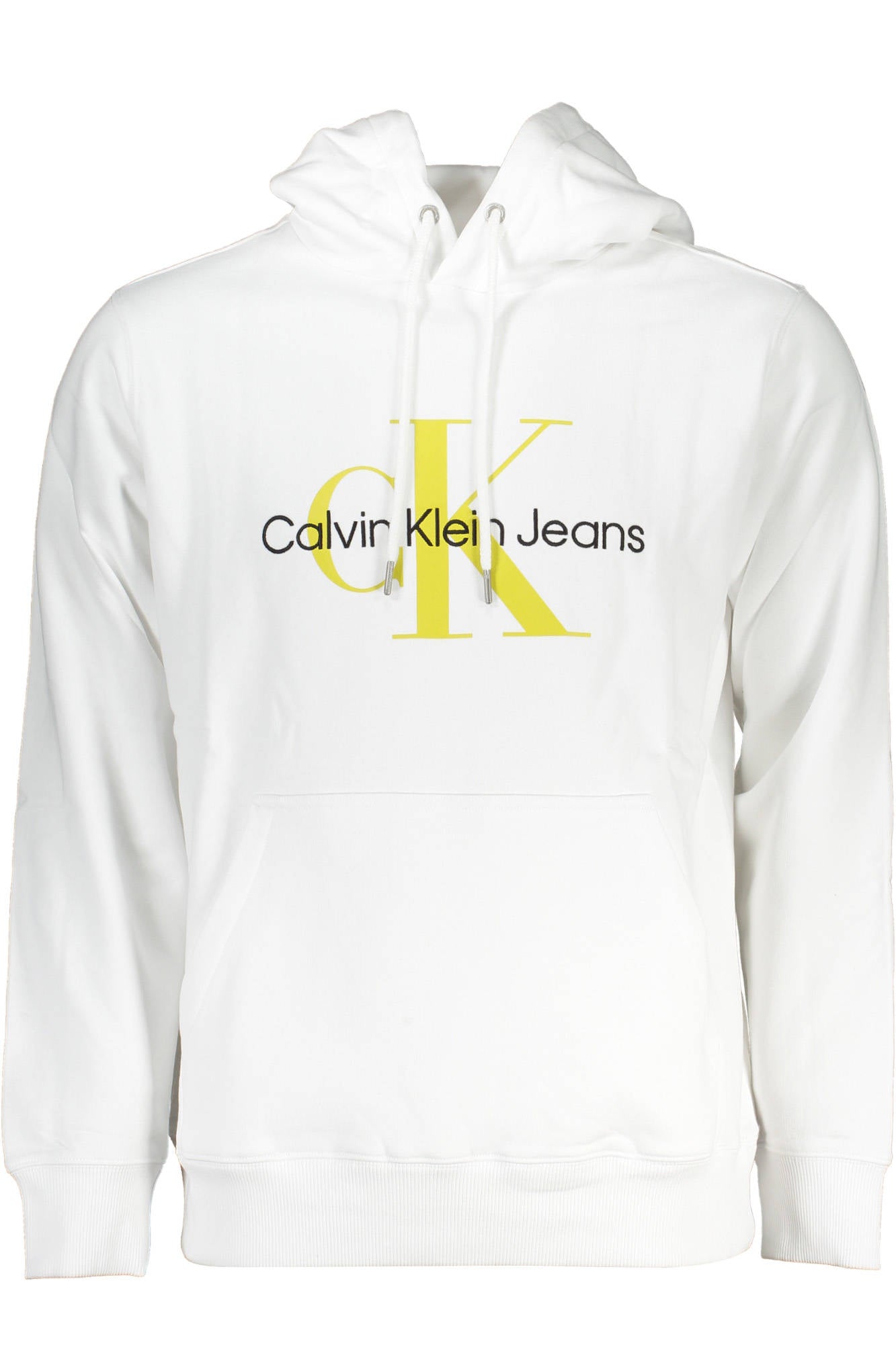 SWEAT-SHIRT BLANC SANS FERMETURE ÉCLAIR POUR HOMME CALVIN KLEIN
