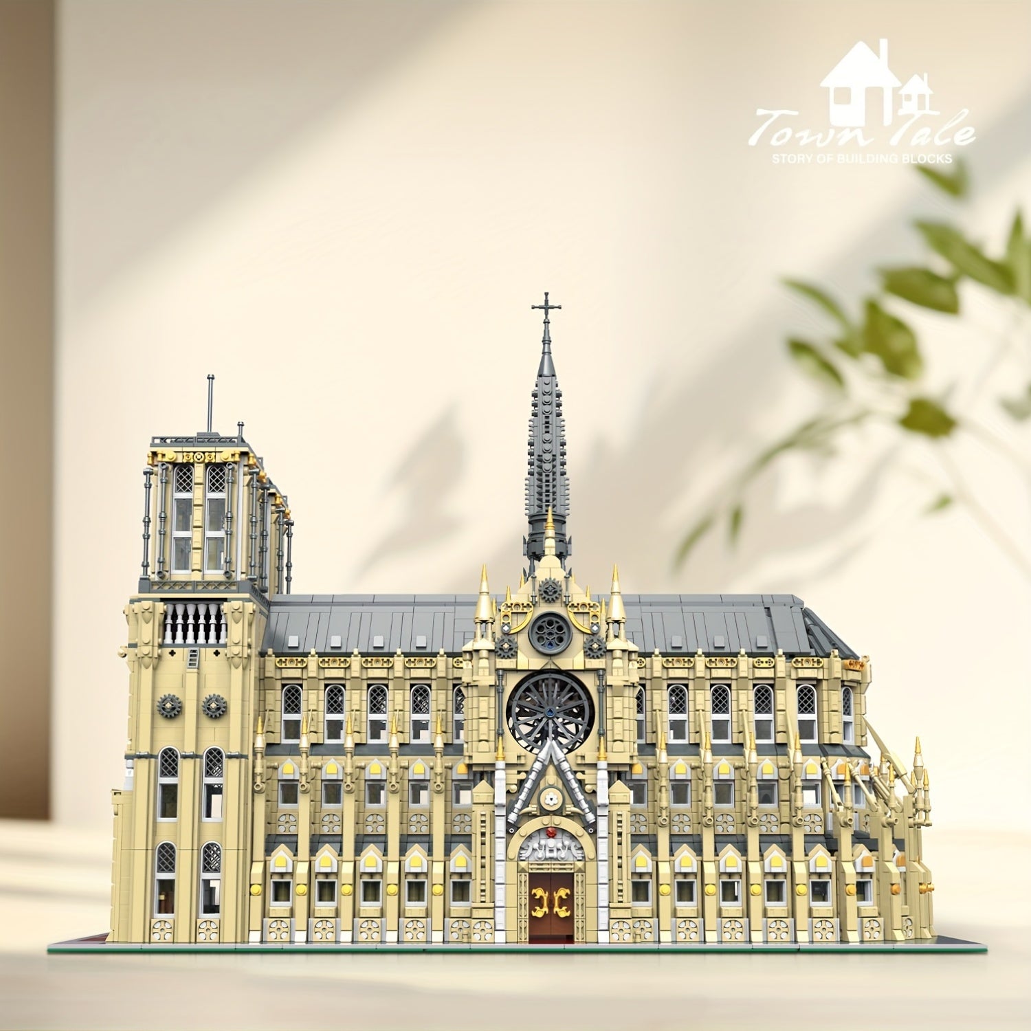 8225PCS Gothic Cathedral Building Blocks Set: Adult Toy, Creative Home Decor, Suitable for Ages 14+, ABS Material