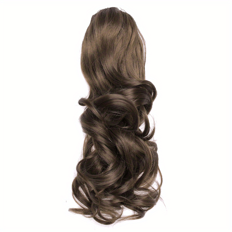 Claw Clip In Body Wave Hair Extensions Long Curly Wavy Ponytail Hair Extensions Synthetic Hair Pieces for Women Girls, Quick Hairstyle, Clip In Hair, Fashionable Wig, Loose Wave, Durable Clipins, High Quality Extensions, Wavy