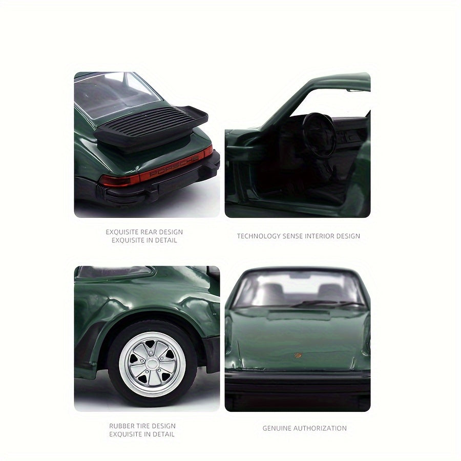 Simulation 1:36 Alloy Retro Porsche 911 Turbo And Pontiac Firebird Sports Car Model Children's Toy Car Decoration Return Car Boy Toy, As Birthday, Halloween Gift