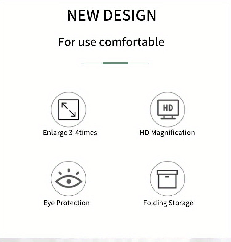 Triple-Sided Cinema Experience - 12-inch Foldable Phone Screen Magnifier with Optical Acrylic Lens - Instant HD Boost, Portable Mini Theater for TV-Like Viewing, 3-4x Magnification Desktop Stand