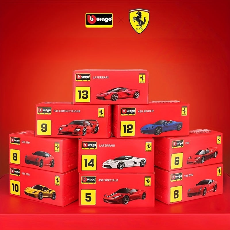 1: 64 Burago Miniature Vehicle Toy, Replica Metal Car Model, Die Cast Vehicle, Small Metal Car, Kids' Toy