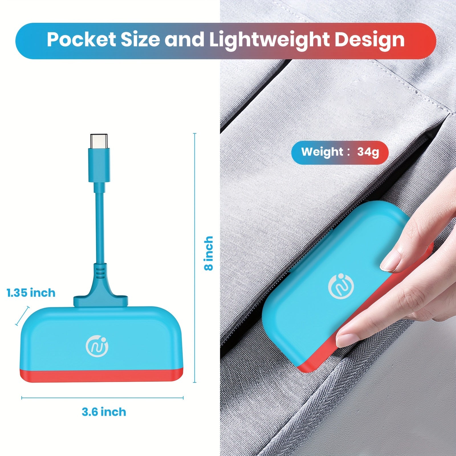 NEWDERY Ultimate Docking Station - Seamless Switch & OLED Hub, High-Definition Type C AV Station, All-in-One Connector for Samsung DeX, Steam Deck, TV Mode & PC