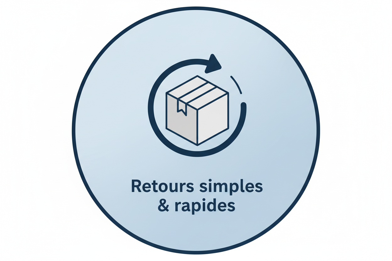 Retours commandes simples & rapide 